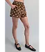 Peyton Mocha Mousse Polka Dot Shorts