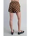 Peyton Mocha Mousse Polka Dot Shorts