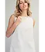 Jonie Off White Pinstriped Dress