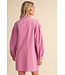 Holly Orchid Bloom Embroidered Applique Dress