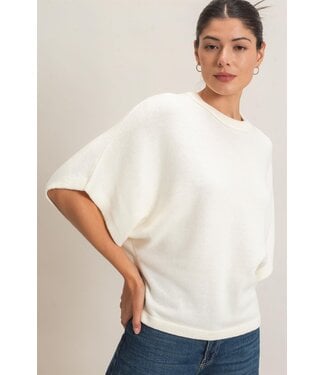 HYFVE Inc Luna Ivory Sweater Top
