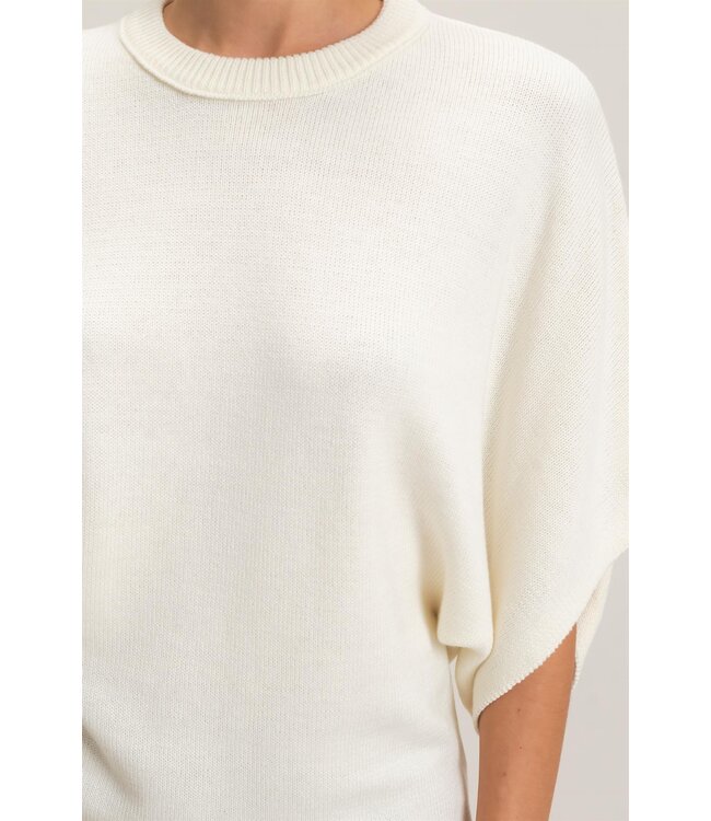 Luna Ivory Sweater Top