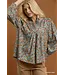 Jess Winter Grey Floral Top