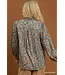 Jess Winter Grey Floral Top