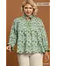 Faye Olive Floral Top