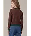 Tracy Green & Red Striped Sweater Cardigan