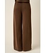Carmen Brown Cloud Knit Wide Leg Pants
