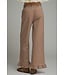 Tana Brown Gingham Ruffle Pants