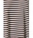 Joy Brown Striped Oversized Top