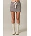 Joy Brown Striped Skort