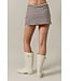 Joy Brown Striped Skort
