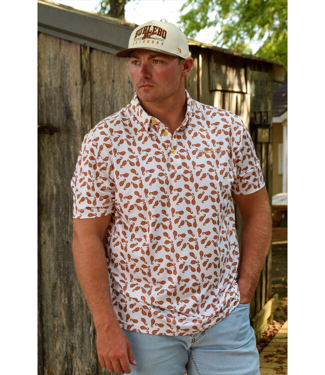 Tobacco & Timber Rust Leaf Polo