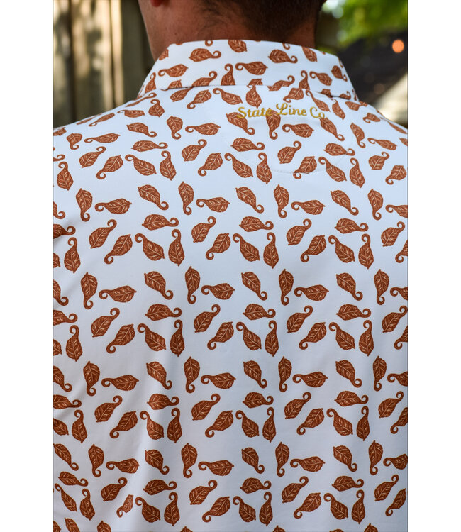 Tobacco & Timber Rust Leaf Polo