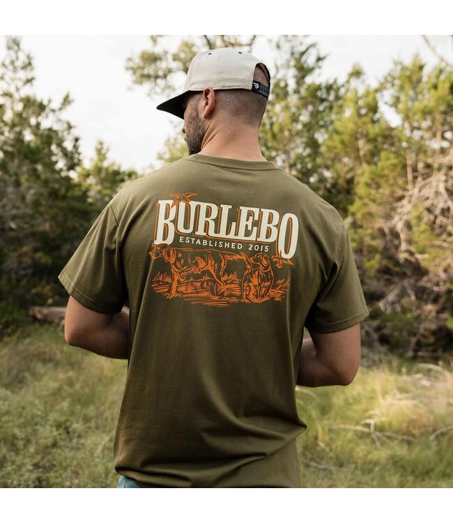 Hunting Dog Hunter Green Tee