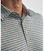 Cahaba Heather Blue Ridge Stripe Polo