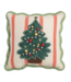 Mini Christmas Tree Beaded Pillow