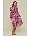 Jana Dusty Lavender Floral Midi Dress