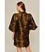 Mallory Taupe Horse Jacquard Dress