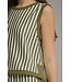 Chandler Olive Striped Top