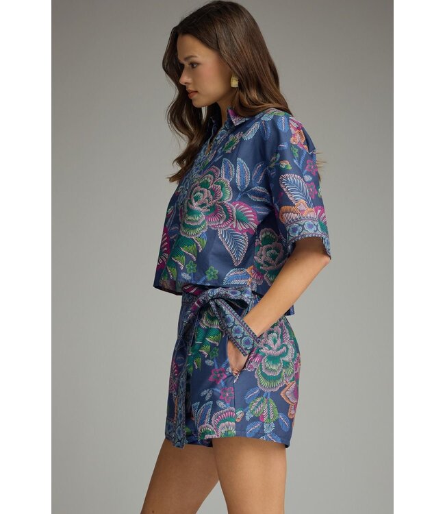 Chaney Indigio Botanical Top