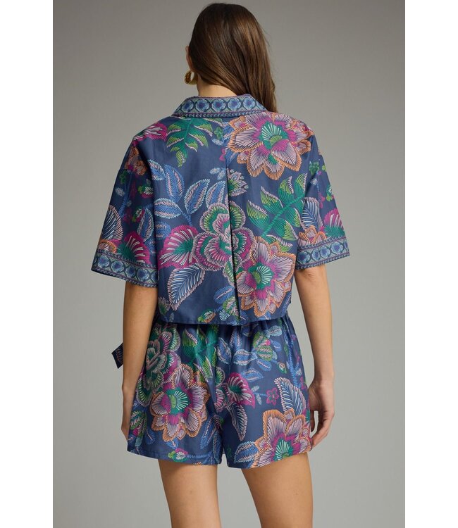 Chaney Indigio Botanical Top