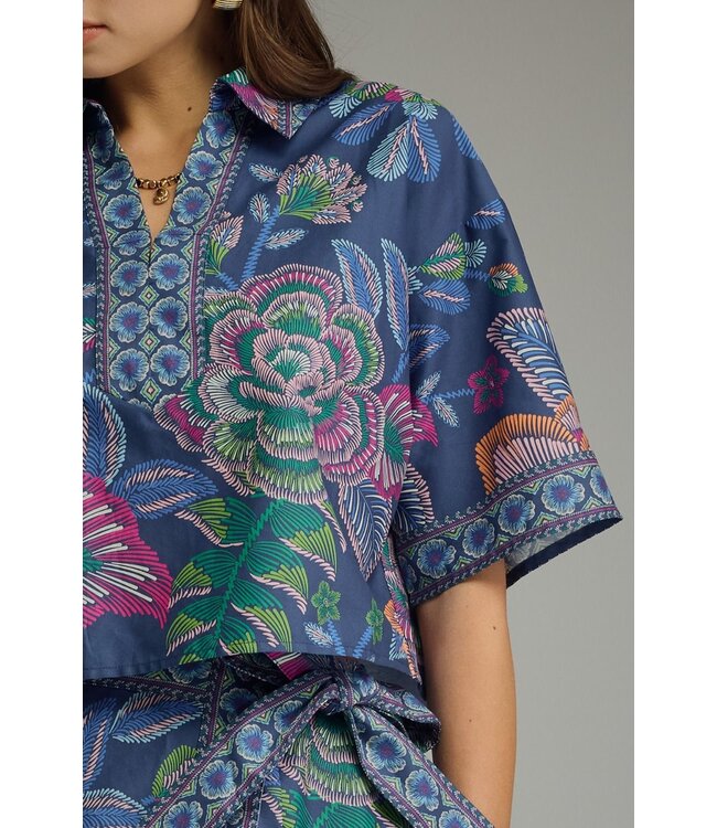 Chaney Indigio Botanical Top