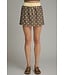 Joanne Mocha Polka Dot Skort