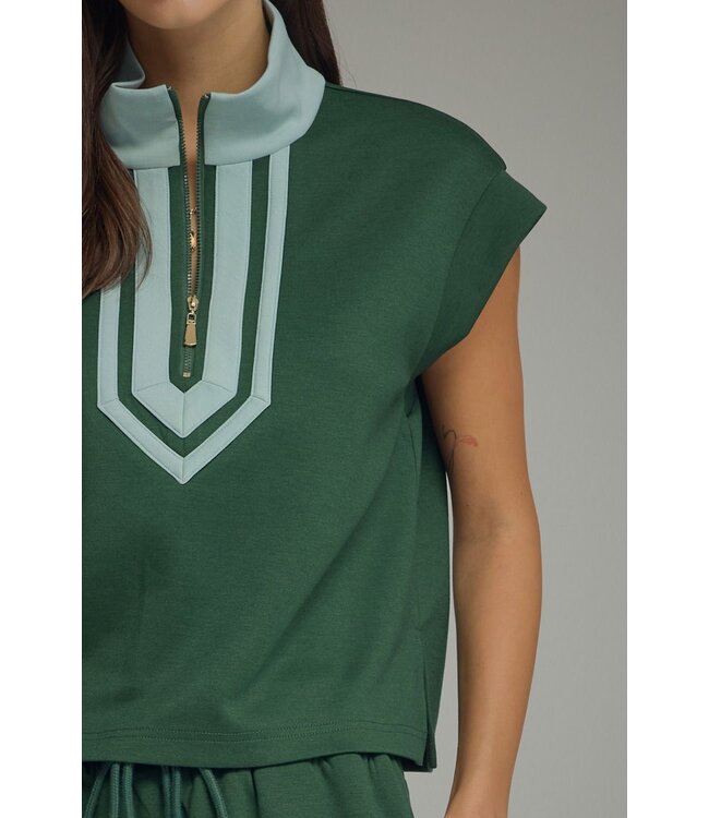 Claire Hunter Green Top