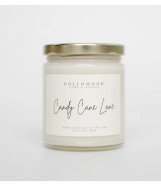 Hollowood Candles Candy Cane Lane Candle