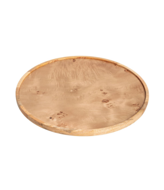 Burl Wood Lazy Susan