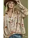 Luna Cream Retro Floral Top