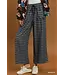 April Midnight Plaid Wide Leg Pants