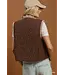 Caroline Taupe Reversible Quilted Vest