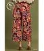 Gin Brown Boho Floral Wide Leg Pants