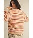 Mindy Sunrise Cotton Candy Striped Sweater