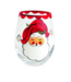 Santa Painted Wine Glass