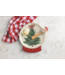Snow Globe Cookie Plate Set