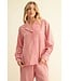 Mollie Tomato Red Gingham Pajama Top