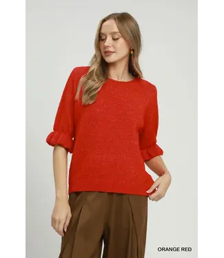 Casey Red Knit Sweater