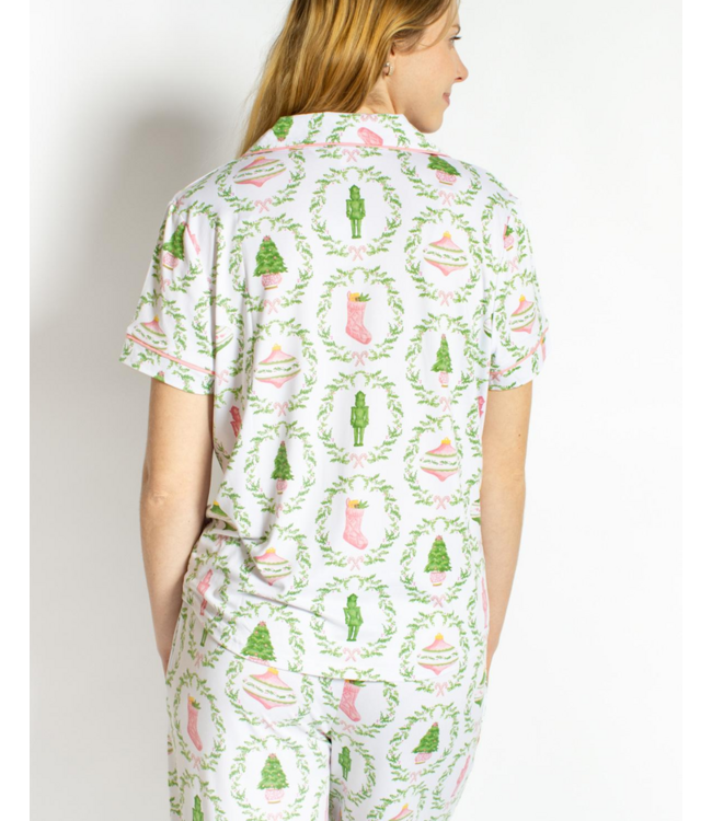 Cindy Nutcracker Trellis Pajama Top