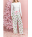 Christmas Trees White Pajama Pants