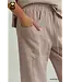 Emma Sand Blush Wide Leg Pants