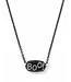 Kendra Scott Elisa Gunmetal Boo Short Pendant Necklace
