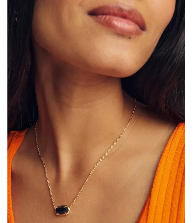 Kendra Scott Elisa Gold Boo Short Pendant Necklace