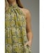 Lisa Martini Olive Embroidered Dress