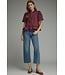 Mandy Burgundy Neck Scarf Top