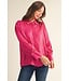 Millie Hot Pink Metallic Top