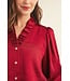 Suzy Burgundy Metallic Top