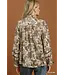 Callie Olive Floral Top