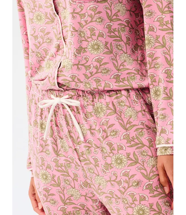 Charlotte Thistle Vines Pink Pants Set